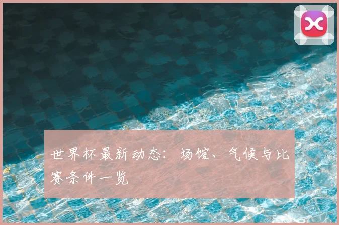 世界杯最新动态:场馆、气候与比赛条件一览
